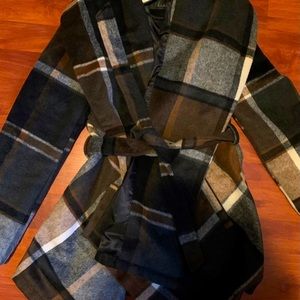 Prairie Check Chicwish coat jacket Size M